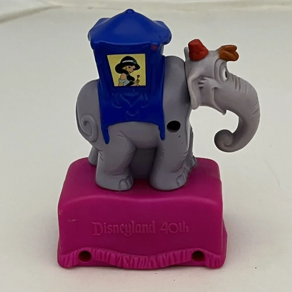 Vintage 95 McDonalds Disneyland 40 Years Of Adventure Aladdin Elephant Vehicle